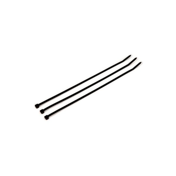 3M Cable Tie, 11 in L, 3 in Max Bundle Dia., Black, Nylon, 50 lb Strength, 100 PK 7000058850 - main